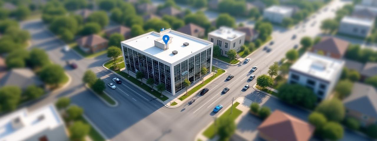 Google Maps view of Fox Flow office location in Austin, Texas.